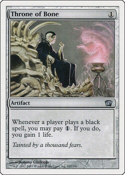 Carta MTG-Trono d'Ossa-Ottava Edizione-N.317-ITA-Good-