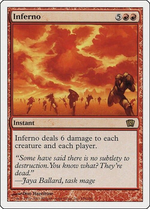 Carta MTG-Inferno-Ottava Edizione-N.196-EN-LP-