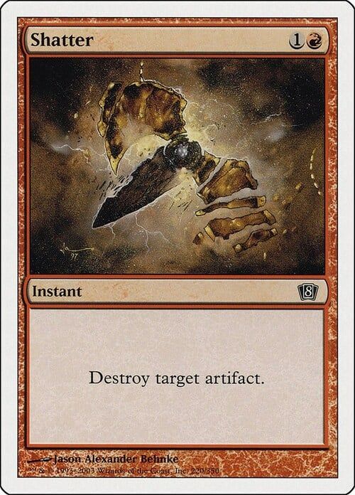 Carta MTG-Distruggi Artefatto-Ottava Edizione-N.188-ITA-Good-