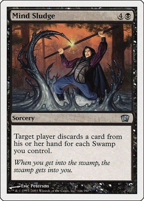 Carta MTG-Fango Mentale-Ottava Edizione-N.156-ITA-Good-