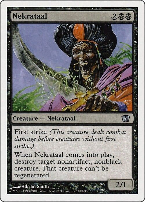 Carta MTG-Nekrataal-Ottava Edizione-N.120-EN-EX-