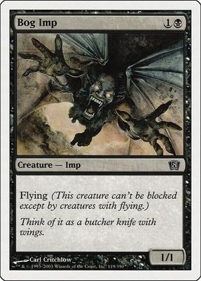 Carta MTG-Demonietto delle Paludi-Ottava Edizione-N.130-ITA-Good-