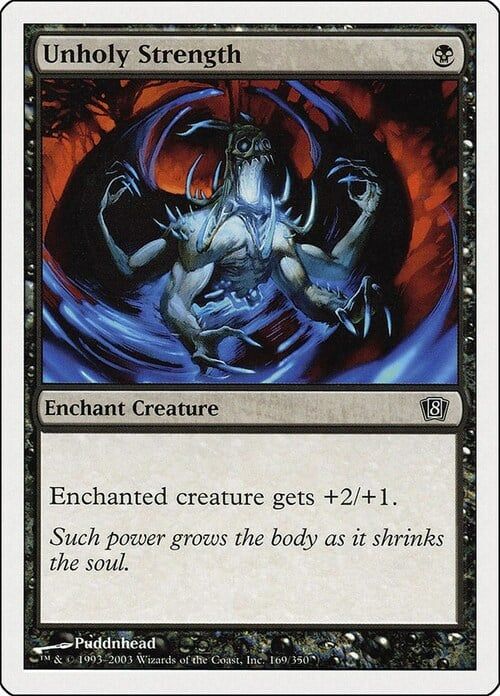 Carta MTG-Forza Diabolica-Ottava Edizione-N.119-ITA-Poor-