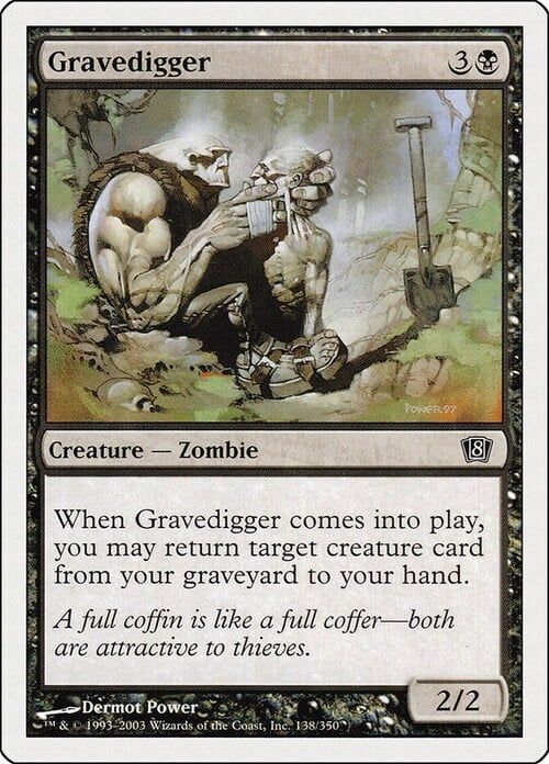 Carta MTG-Scavatombe-Ottava Edizione-N.135-ITA-LP-