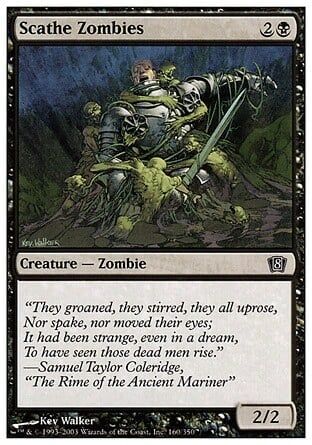Carta MTG-Zombi della Distruzione-Ottava Edizione-N.166-ITA-Good-