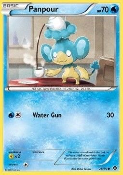 Carta pokemon Panpour (NXD 28)-Destini Futuri-C - lingua ITA-condizione PO