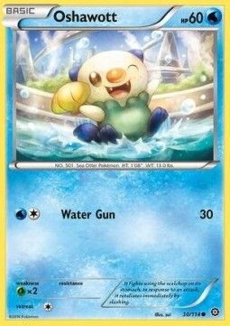 Carta pokemon Oshawott (STS 30)-Steam Siege-C - lingua ITA-condizione EX