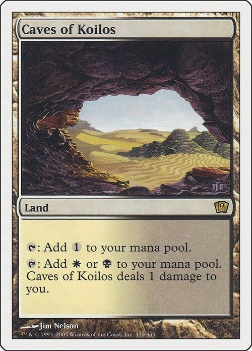 Carta MTG-Caverne di Koilos-Nona Edizione-N.334-ITA-EX-
