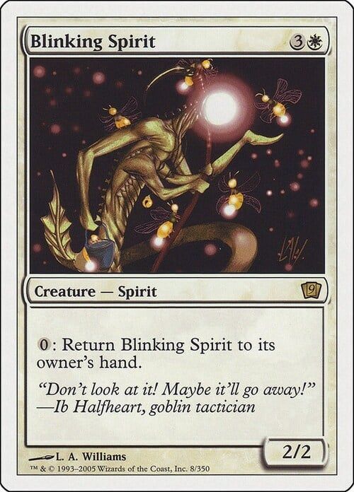 Carta MTG-Spirito Intermittente-Nona Edizione-N.320-ITA-EX-