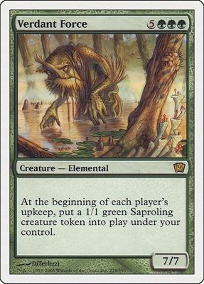 Carta MTG-Forza della Vegetazione-Nona Edizione-N.242-ITA-EX-