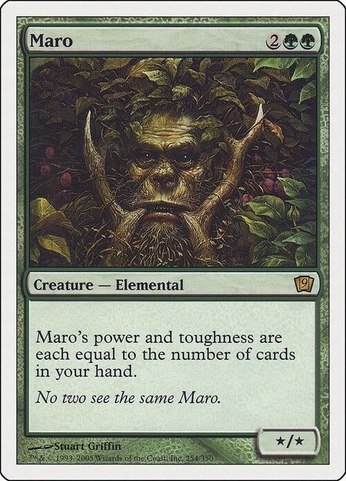 Carta MTG-Maro-Nona Edizione-N.278-ITA-EX-