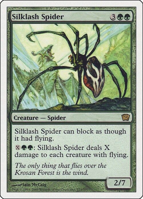 Carta MTG-Ragno Setafrusta-Nona Edizione-N.235-ITA-EX-
