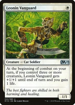 Carta MTG-Avanguardia Leonid-Set Base 2019-N.163-ITA-EX-