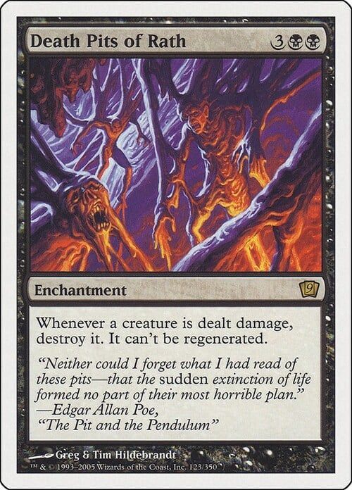 Carta MTG-Abissi della Morte di Rath-Nona Edizione-N.022-RUSSO-EX-