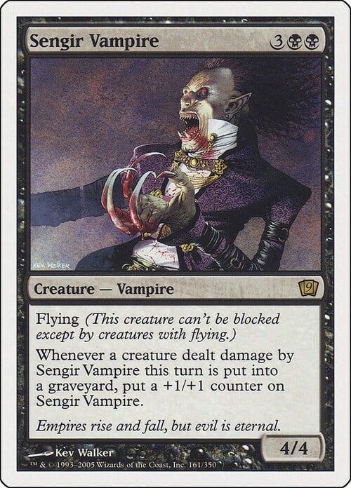 Carta MTG-Vampiro di Sengir-Nona Edizione-N.131-ITA-EX-