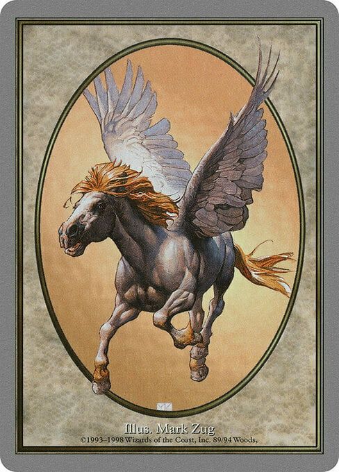 Carta MTG-Pegasus Token (White 1/1)-Unglued-N.343-EN-Good-