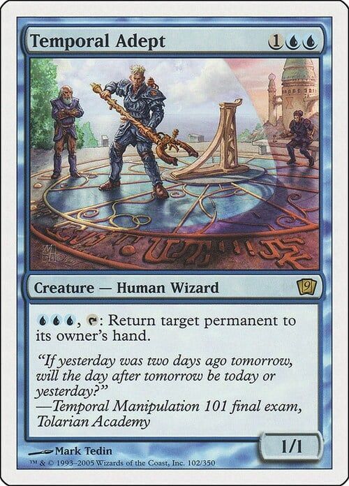 Carta MTG-Cronomante-Nona Edizione-N.102-RUSSO-EX-