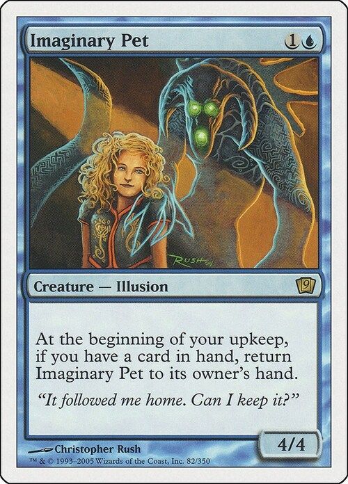 Carta MTG-Cucciolo Immaginario-Nona Edizione-N.102-ITA-NM-