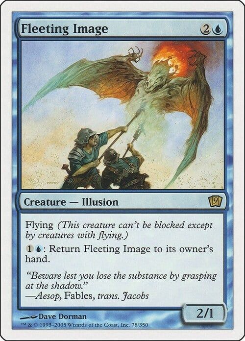 Carta MTG-Immagine Sfuggente-Nona Edizione-N.085-ITA-NM-