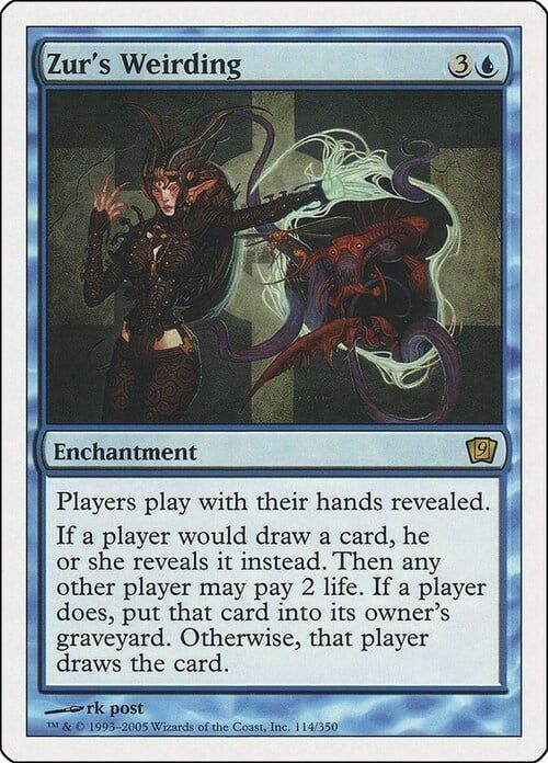 Carta MTG-Malia di Zur-Nona Edizione-N.103-ITA-EX-