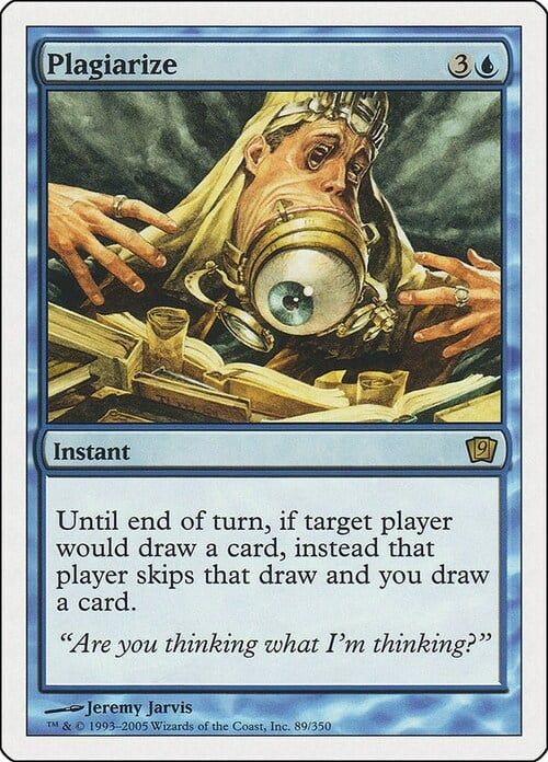 Carta MTG-Plagiare-Nona Edizione-N.087-ITA-EX-