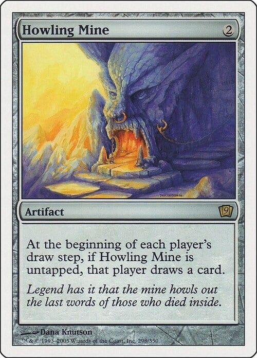 Carta MTG-Miniera Ululante-Nona Edizione-N.313-ITA-NM-
