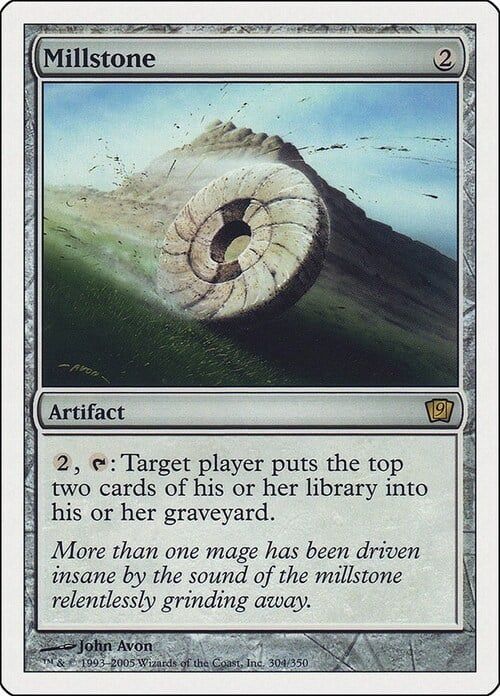 Carta MTG-Pietra da Macina Magica-Nona Edizione-N.304-ITA-Good-