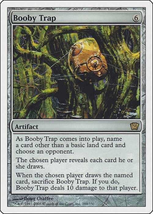 Carta MTG-Trappola Esplosiva-Nona Edizione-N.300-ITA-Good-