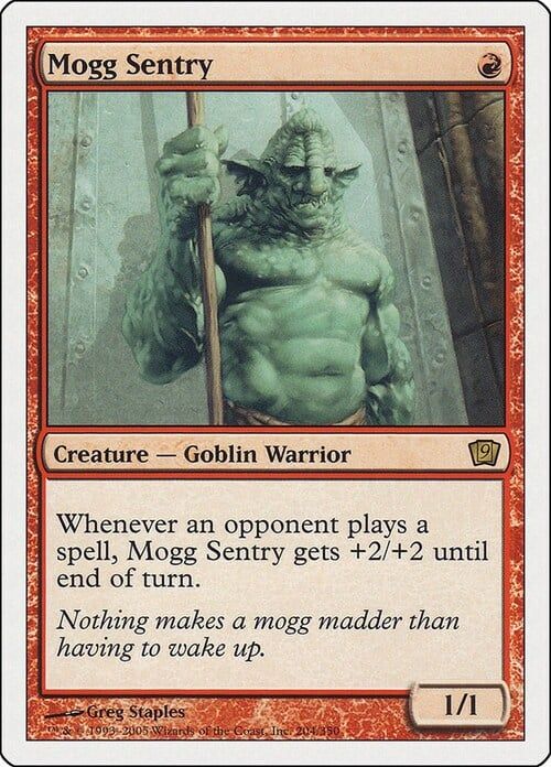 Carta MTG-Sentinella Mogg-Nona Edizione-N.228-ITA-Good-