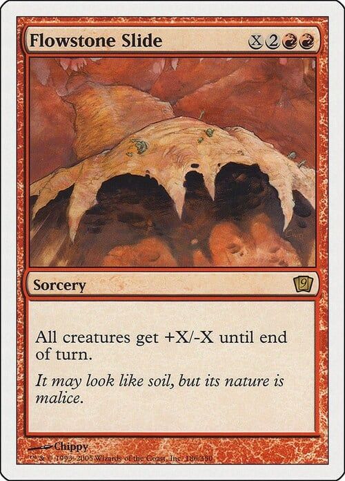Carta MTG-Valanga di Mutaroccia-Nona Edizione-N.214-ITA-EX-