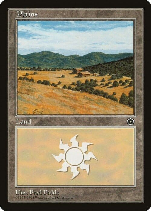 Carta MTG-Pianura (V.1)-Portal Seconda Era-N.152-ITA-Good-