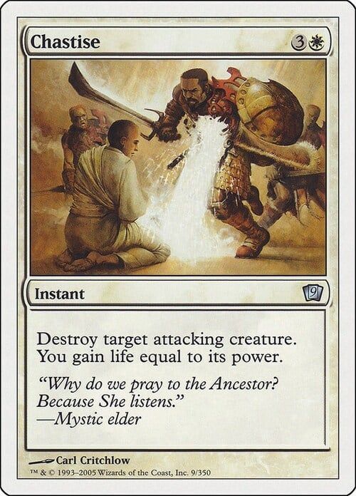 Carta MTG-Chastise-Nona Edizione-N.001-EN-EX-