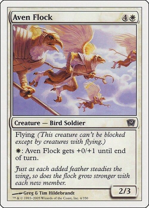 Carta MTG-Stormo di Aviani-Nona Edizione-N.014-ITA-EX-
