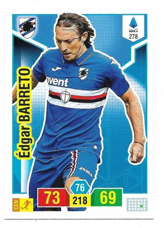 Trading card Adrenalyne 2019-20 - N°278 Edgar Barreto  Sampdoria