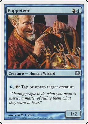 Carta MTG-Burattinaio-Nona Edizione-N.052-ITA-EX-