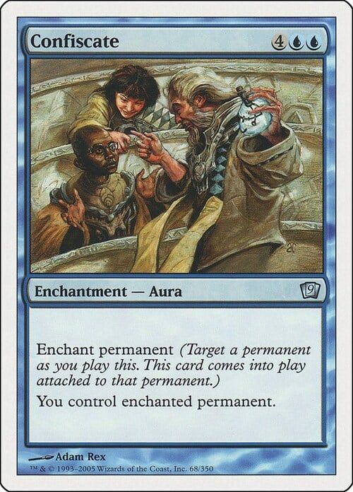 Carta MTG-Confiscare-Nona Edizione-N.091-ITA-EX-