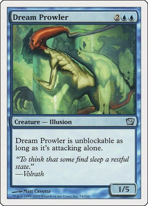 Carta MTG-Predatore Onirico-Nona Edizione-N.106-ITA-EX-