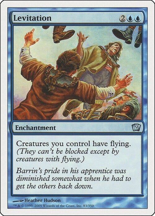 Carta MTG-Levitazione-Nona Edizione-N.076-ITA-EX-