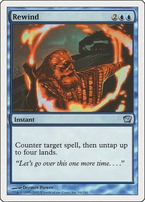 Carta MTG-Rewind -Nona Edizione-N.083-EN-EX-