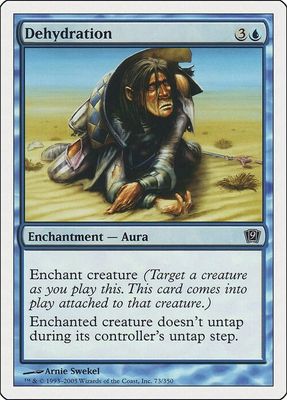 Carta MTG-Disidratazione-Nona Edizione-N.100-ITA-EX- Carta MTG-Disidratazione-Nona Edizione-N.100-ITA-EX-