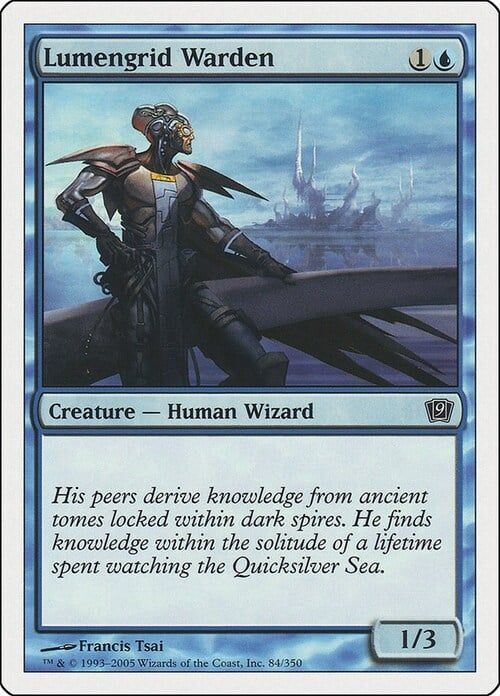 Carta MTG-Guardiano del Lumengrid-Nona Edizione-N.084-ITA-EX-