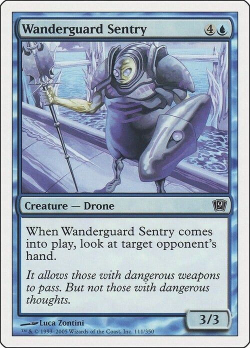 Carta MTG-Sentinella Suolocustode-Nona Edizione-N.111-ITA-EX-