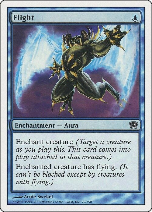 Carta MTG-Volare-Nona Edizione-N.077-ITA-Good-
