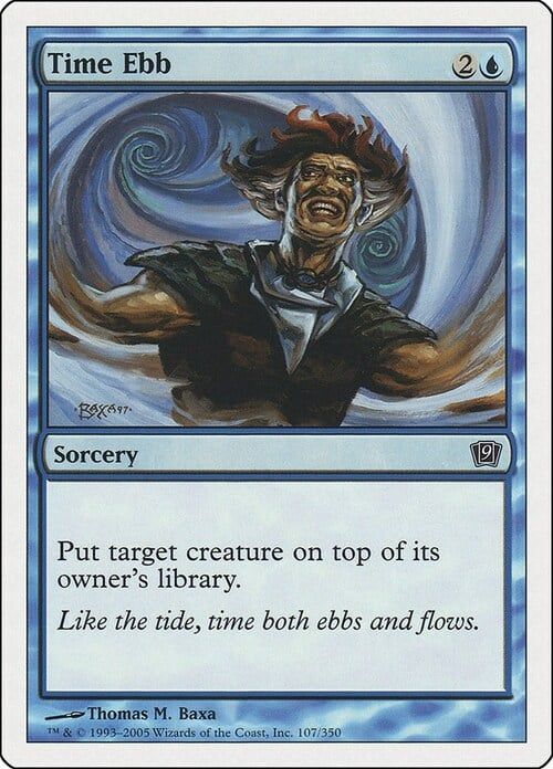 Carta MTG-Riflusso Temporale-Nona Edizione-N.099-ITA-EX-