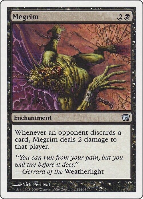 Carta MTG-Emicrania-Nona Edizione-N.164-ITA-EX-