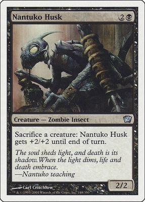 Carta MTG-Nantuko Husk-Nona Edizione-N.148-EN-Good-