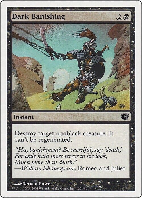 Carta MTG-Esilio Oscuro-Nona Edizione-N.116-ITA-EX-