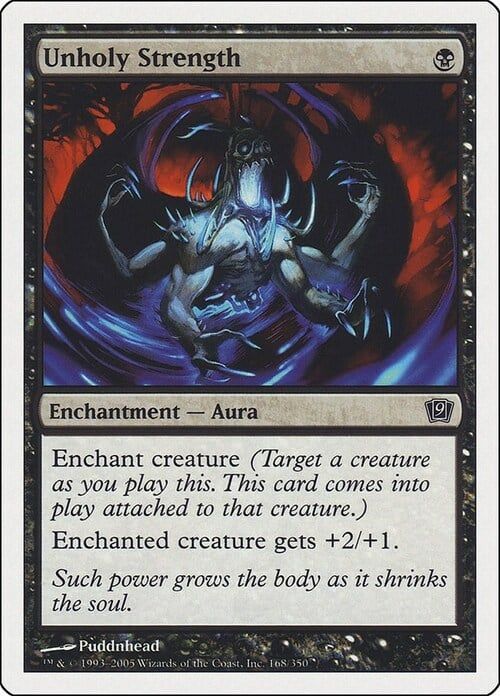 Carta MTG-Forza Diabolica-Nona Edizione-N.122-ITA-EX- Foil