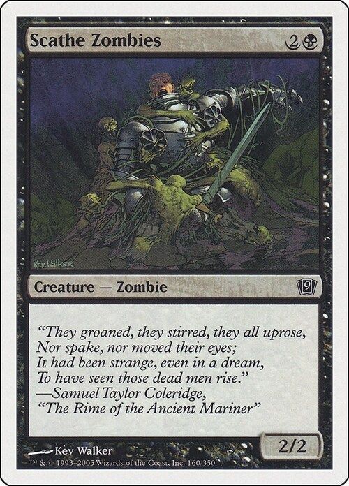 Carta MTG-Zombi della Distruzione-Nona Edizione-N.165-ITA-Good-