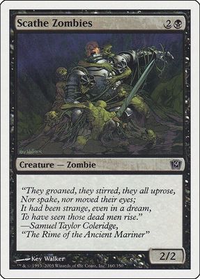 Carta MTG-Zombi della Distruzione-Nona Edizione-N.165-ITA-Good-